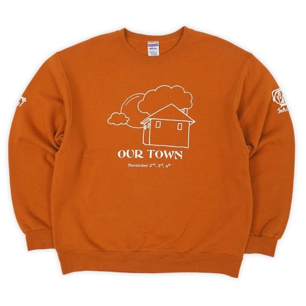 画像1: 00's JERZEES 両面プリント スウェット (1)