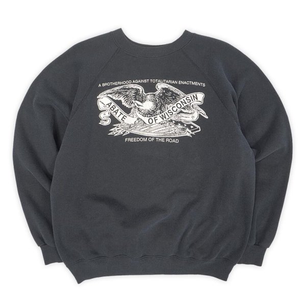 画像1: 80-90's ABATE OF WISCONSIN プリントスウェット (1)