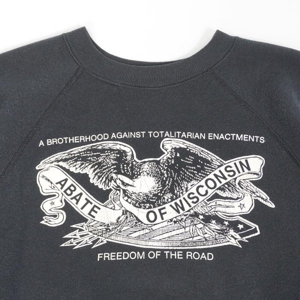 画像2: 80-90's ABATE OF WISCONSIN プリントスウェット (2)
