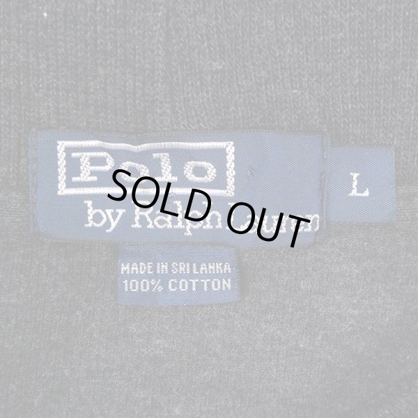 画像3: 90's Polo Ralph Lauren コットンニット フーディー (3)