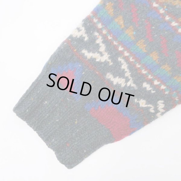 画像3: 90's LANDS’ END ネイティブ柄 ウールニット “HAND KNIT” (3)