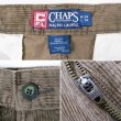 画像4: 90's CHAPS Ralph Lauren 2タック 太畝コーデュロイパンツ "DEADSTOCK / W34 L32" (4)