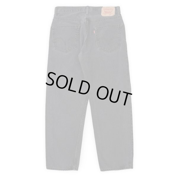 画像2: 00's Levi's 550 ブラックデニムパンツ “実寸W31 L27” (2)