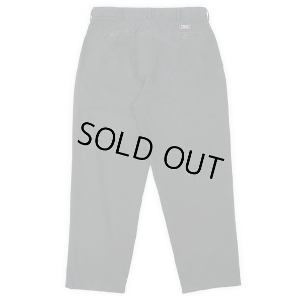 画像2: 90's Polo Ralph Lauren 2タック チノトラウザー "ANDREW PANT / BLACK" (2)