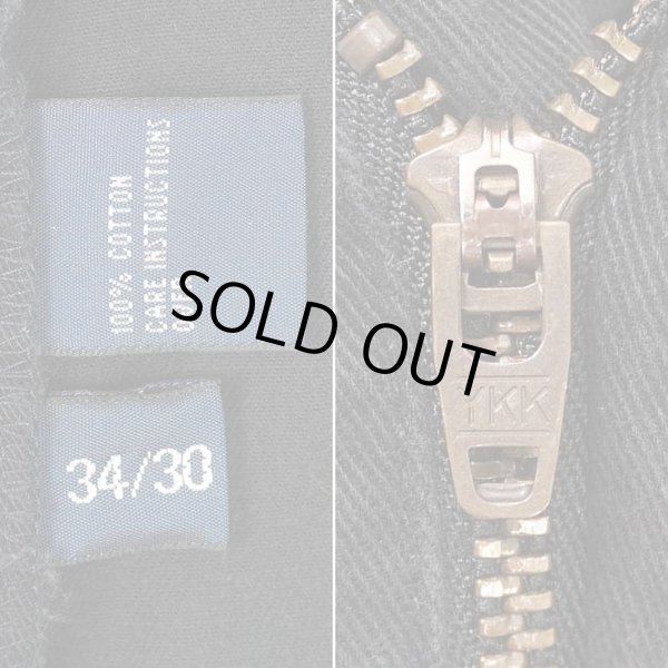 画像5: 90's Polo Ralph Lauren 2タック チノトラウザー "ANDREW PANT / BLACK" (5)