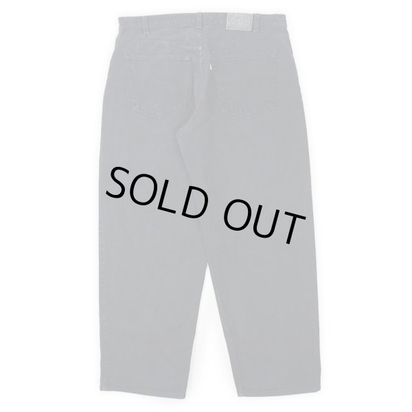 画像2: 90's Levi's SilverTab ブラックデニムパンツ "Baggy / W36 L30" (2)