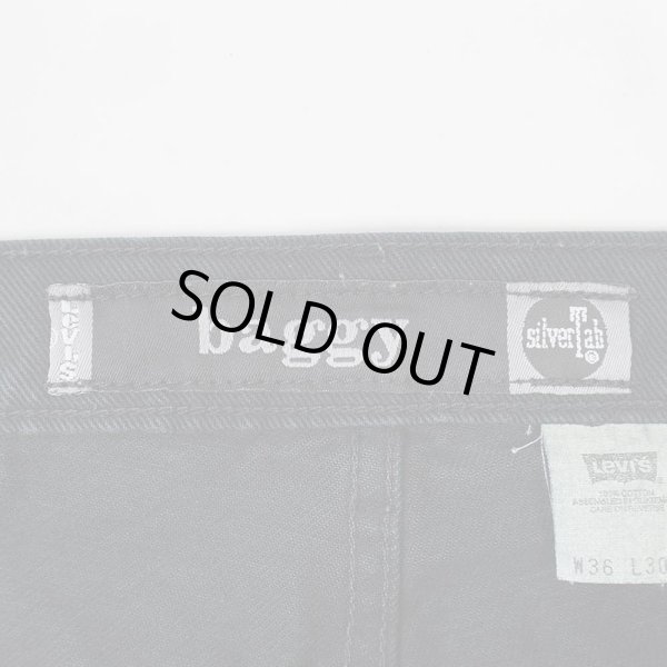 画像3: 90's Levi's SilverTab ブラックデニムパンツ "Baggy / W36 L30" (3)