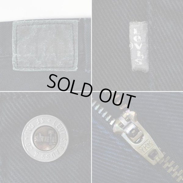 画像5: 90's Levi's SilverTab ブラックデニムパンツ "Baggy / W36 L30" (5)