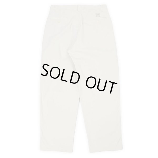 画像2: Early 90's Polo Ralph Lauren 2タック チノトラウザ― "MADE IN USA / BEIGH" (2)