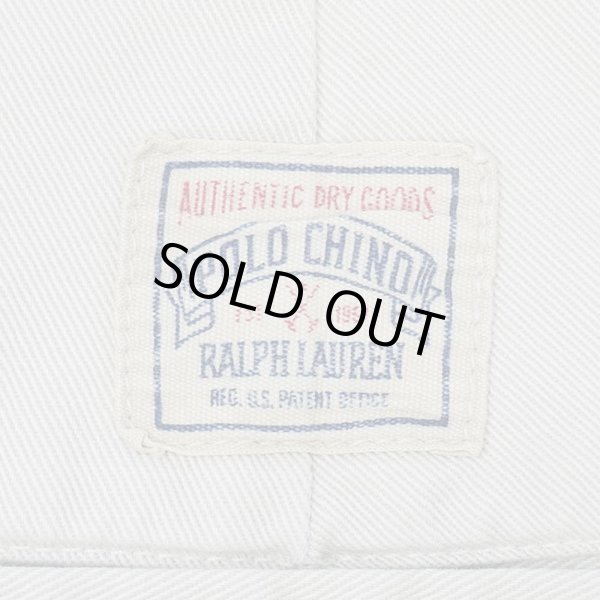 画像3: Early 90's Polo Ralph Lauren 2タック チノトラウザ― "MADE IN USA / BEIGH" (3)