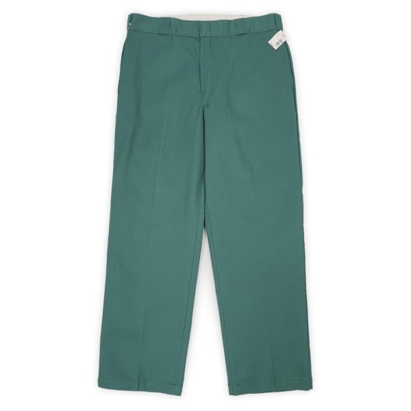 画像1: 90-00's Dickies 874 ワークパンツ "LINCOLN GREEN / MADE IN USA / DEADSTOCK" (1)