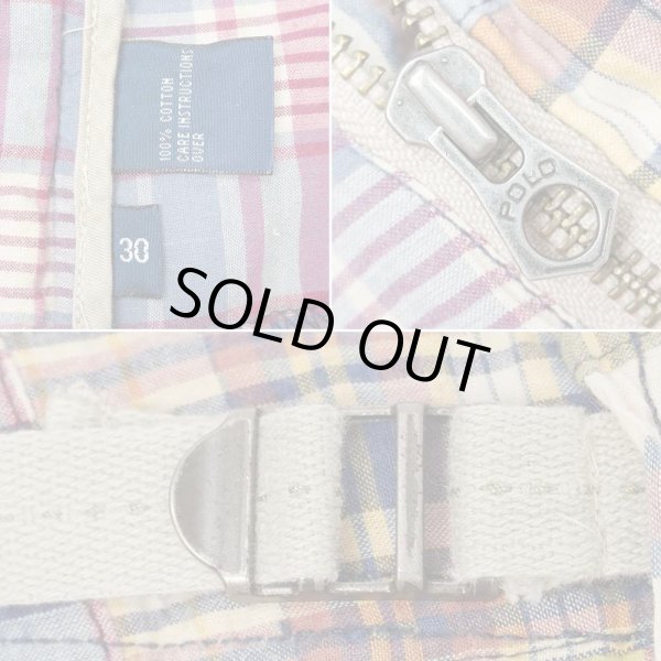 画像4: 90-00's Polo Ralph Lauren パッチワーク カーゴショーツ (4)