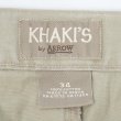 画像3: 90's KHAKI'S by ARROW 2タック チノショーツ (3)