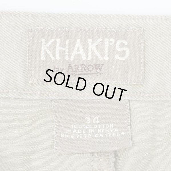 画像3: 90's KHAKI'S by ARROW 2タック チノショーツ (3)