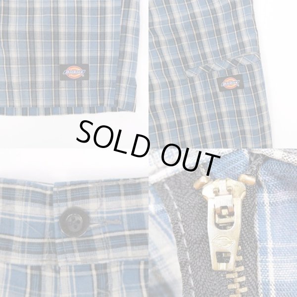 画像3: 00's Dickies チェック柄 ワークショーツ (3)