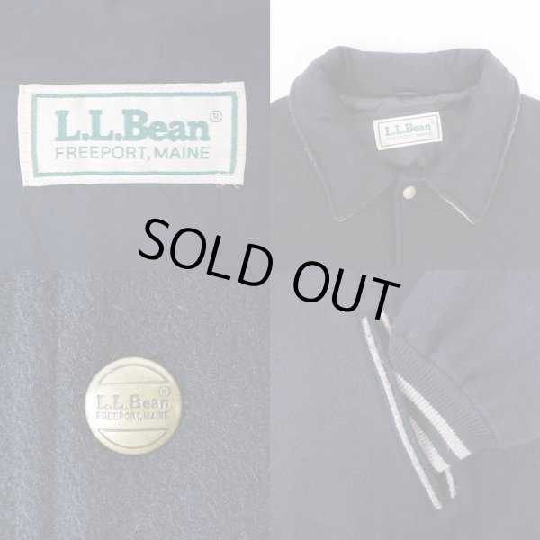 画像3: 80's L.L.Bean 襟付き メルトンスタジャン (3)