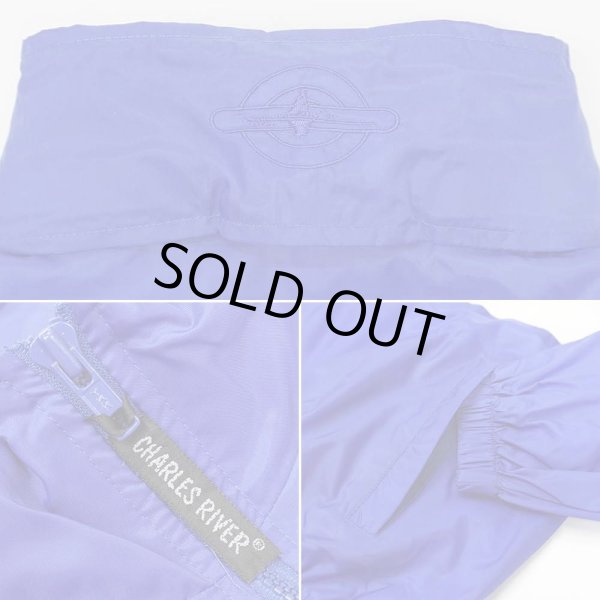 画像3: 90's CHARLES RIVER スタンドカラーナイロンジャケット "DEADSTOCK" (3)