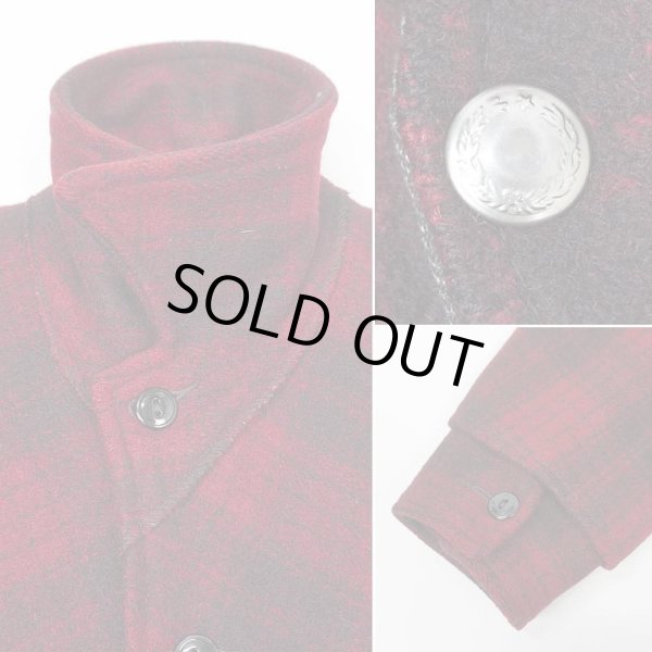 画像4: 30-40's Sportcraft マッキノーウールジャケット “Black Chambray Sleek” (4)