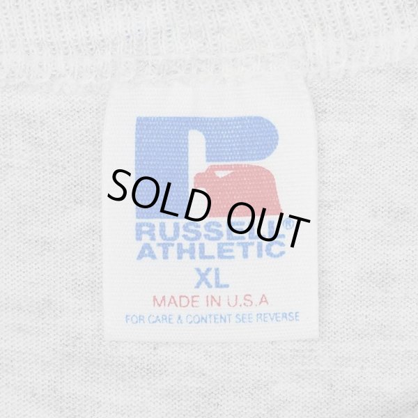 画像2: 90's RUSSELL カレッジプリントTシャツ "MADE IN USA" (2)