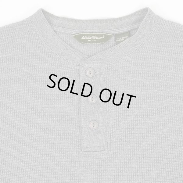 画像3: 00's Eddie Bauer ヘンリーネック サーマル (3)