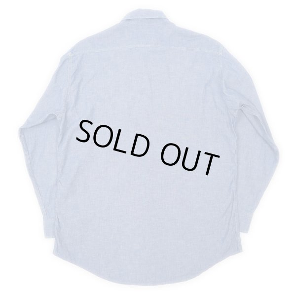 画像2: 80's BIG MAC コットンシャンブレーシャツ (2)