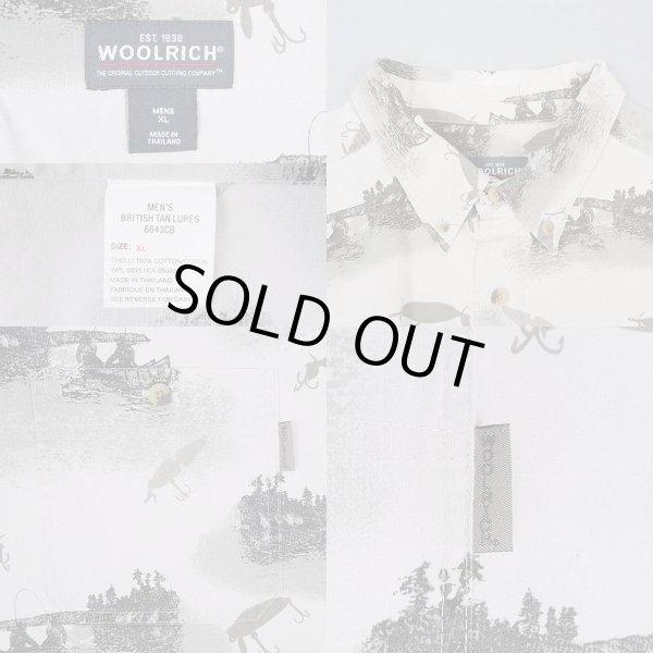 画像3: 00's Woolrich S/S 総柄ボタンダウンシャツ (3)