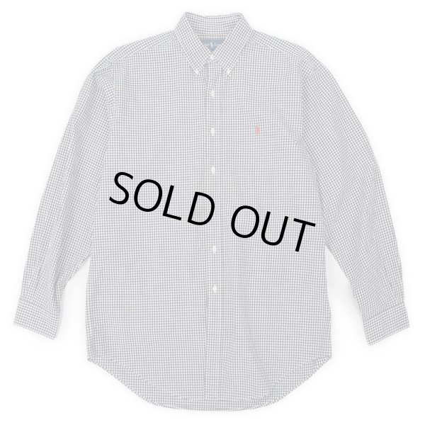 画像1: 90-00's Polo Ralph Lauren ギンガムチェック柄 ボタンダウンシャツ “CLASSIC FIT” (1)