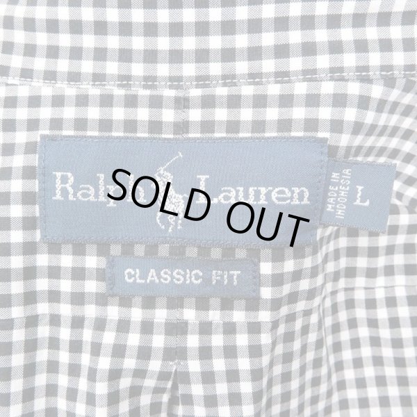 画像2: 90-00's Polo Ralph Lauren ギンガムチェック柄 ボタンダウンシャツ “CLASSIC FIT” (2)