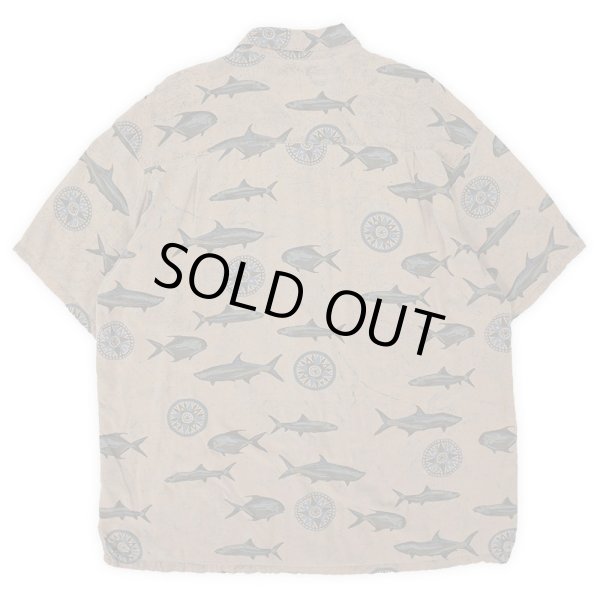 画像2: Early 00's Columbia S/S 総柄 オープンカラーシャツ (2)