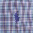 画像4: 90's Polo Ralph Lauren S/S ボタンダウンシャツ "BLAKE / BLUE Plaid" (4)