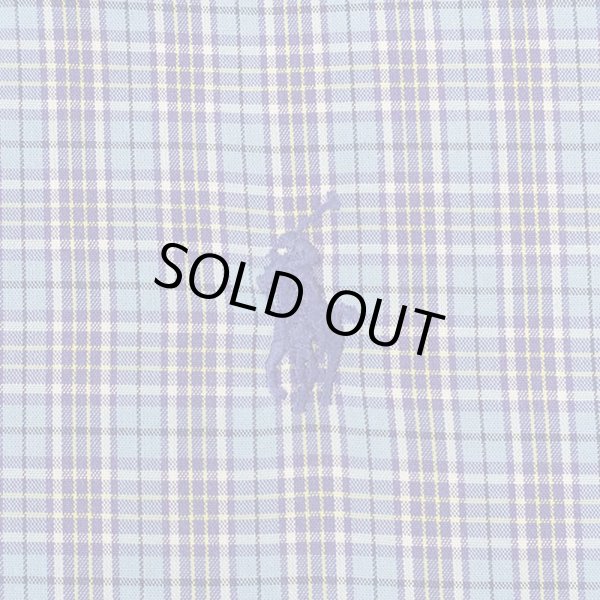 画像4: 90's Polo Ralph Lauren S/S ボタンダウンシャツ "BLAKE / BLUE Plaid" (4)