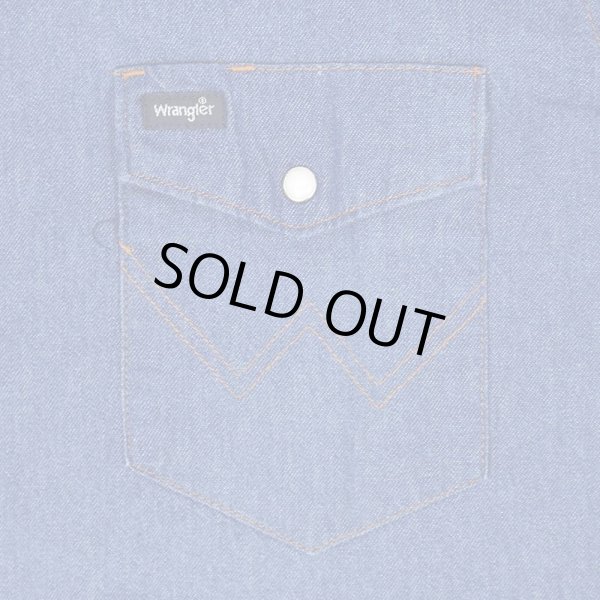 画像4: 90's Wrangler デニムウエスタンシャツ (4)