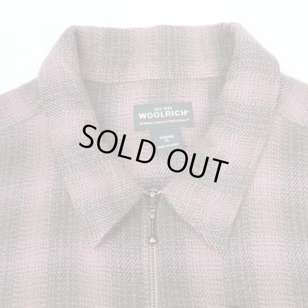 画像3: 00's WOOLRICH オンブレチェック柄 ウールシャツジャケット (3)