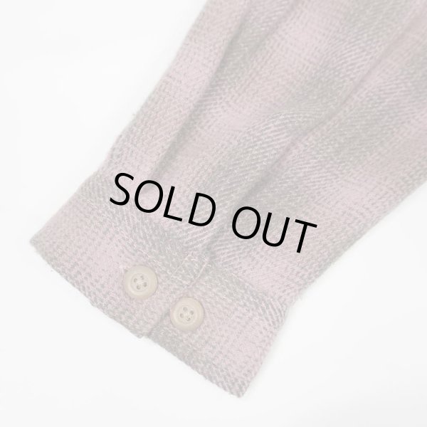 画像4: 00's WOOLRICH オンブレチェック柄 ウールシャツジャケット (4)