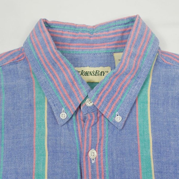 画像3: 90's ST JOHN'S BAY S/S ボタンダウンシャツ (3)