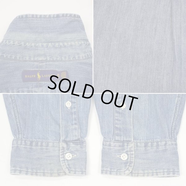 画像5: 00's Polo Ralph Lauren デニムボタンダウンシャツ (5)