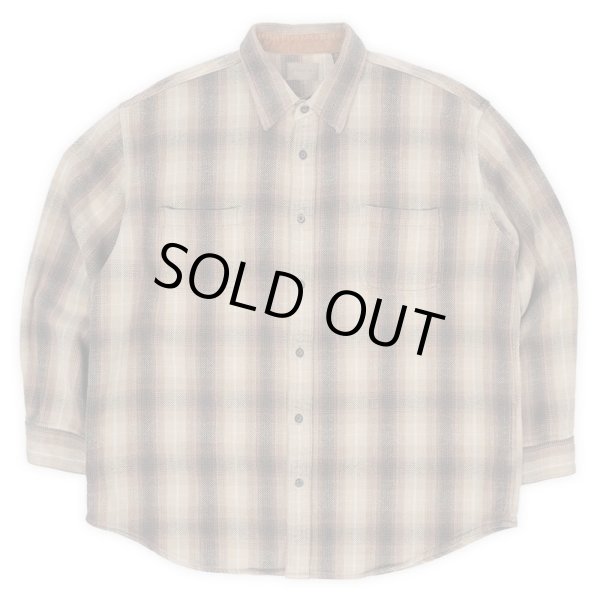 画像1: Late 90's ST JOHN'S BAY ヘビーネルシャツ "Ombre Plaid" (1)