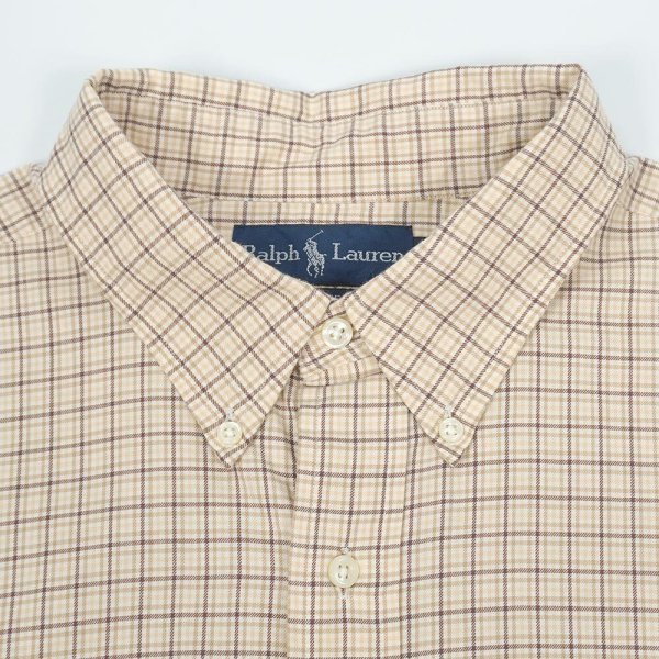 画像3: 90's Polo Ralph Lauren ボタンダウンシャツ "BLAKE" (3)