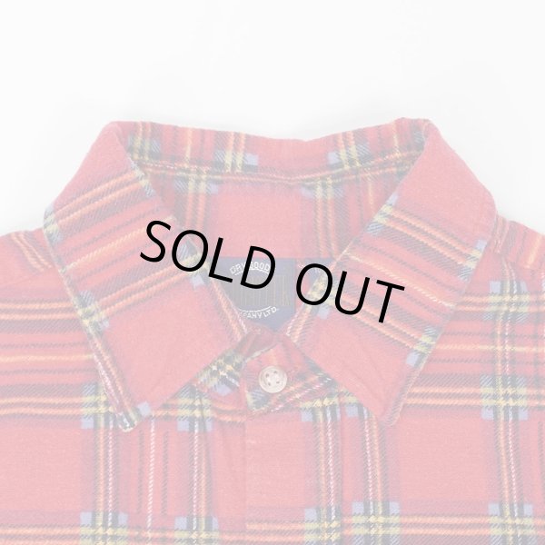 画像3: 90's SAUGATUCK プリントネルシャツ "Red Plaid" (3)