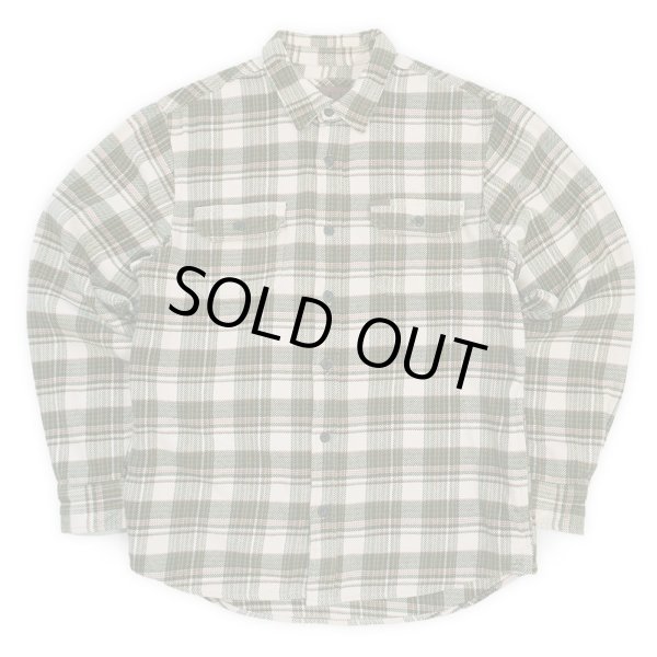 画像1: 00's ORVIS ヘビーネルシャツ “Olive Plaid” (1)