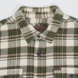 画像3: 00's ORVIS ヘビーネルシャツ “Olive Plaid” (3)