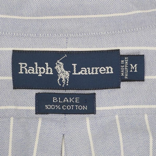 画像2: 90's Polo Ralph Lauren ストライプ柄 ボタンダウンシャツ "BLAKE" (2)