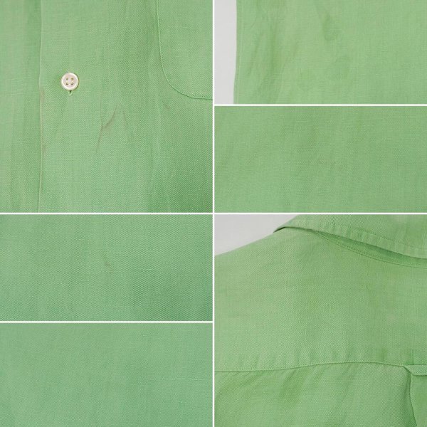 画像5: 90's Polo Ralph Lauren S/S オープンカラーシャツ "CALDWELL / SILK×LINEN" (5)