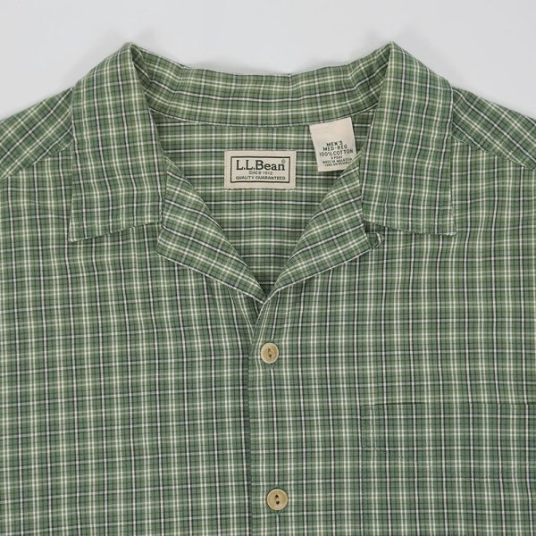 画像3: 00's L.L.Bean S/S 総柄 オープンカラーシャツ 【8】 (3)