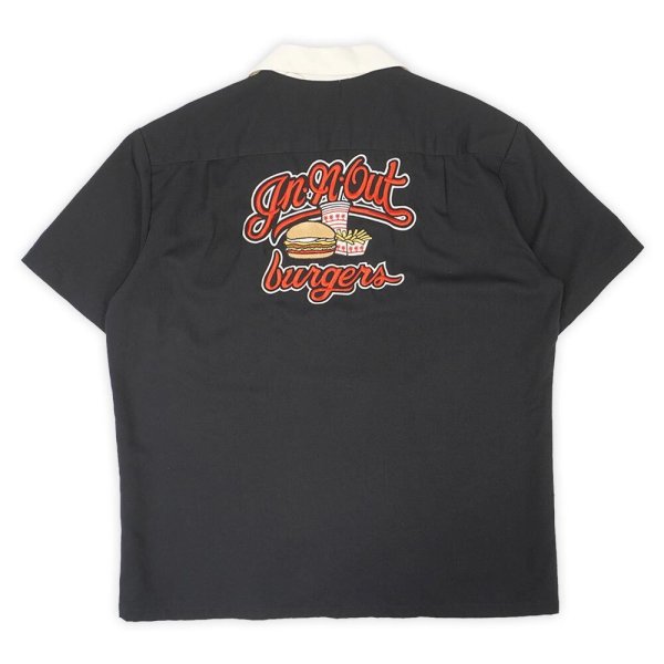 画像1: 90's KENNINGTON × IN-N-OUT BURGERS S/S オープンカラーシャツ "MADE IN USA" (1)