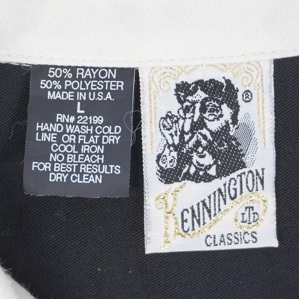 画像3: 90's KENNINGTON × IN-N-OUT BURGERS S/S オープンカラーシャツ "MADE IN USA" (3)