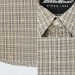 画像4: 00's Eddie Bauer S/S シアサッカーボタンダウンシャツ "Beige Plaid" (4)