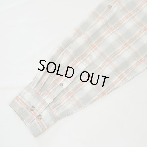 画像5: 00's L.L.Bean ナイロンフィールドシャツ "Gray Ombre Plaid" (5)