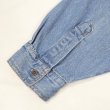 画像4: 90's UNION BAY デニムフーディーシャツ (4)