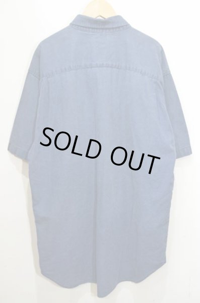 画像2: 90's OLD GAP S/S ボタンダウンシャツ “LINEN × COTTON” (2)